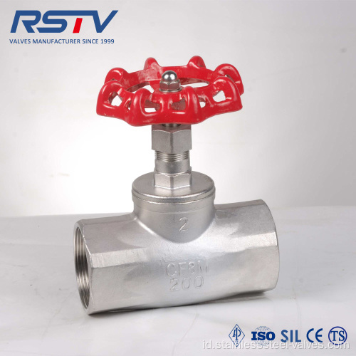 Stainless Steel Kacau NPT BSPT BSPP Globe Valve